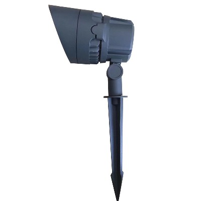 插地?zé)魬敉鈒ed投射燈10W30W地插燈草坪射樹燈室外防水花園插泥燈