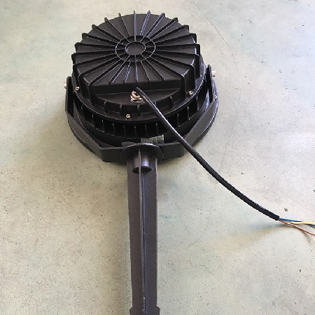 LED投射燈戶外圓形聚光燈防水投光燈草坪燈庭院景觀地插燈具