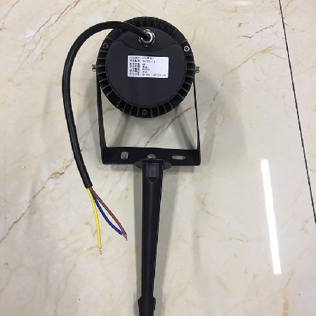 LED投射燈戶外圓形聚光燈防水投光燈草坪燈庭院景觀地插燈具