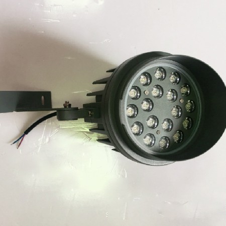 LED斜帽投光燈戶外防水投射照樹燈射樹插地草坪射景觀庭院燈具