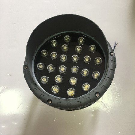 圓形led投光燈彩色車輪射燈戶外防水燈門廣告招牌投射燈庭院照樹