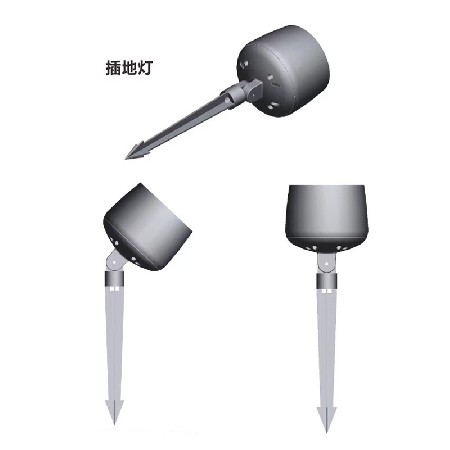 廠家現(xiàn)貨led投光燈室外戶外投射圓形防水照樹景觀燈綠化草坪射燈